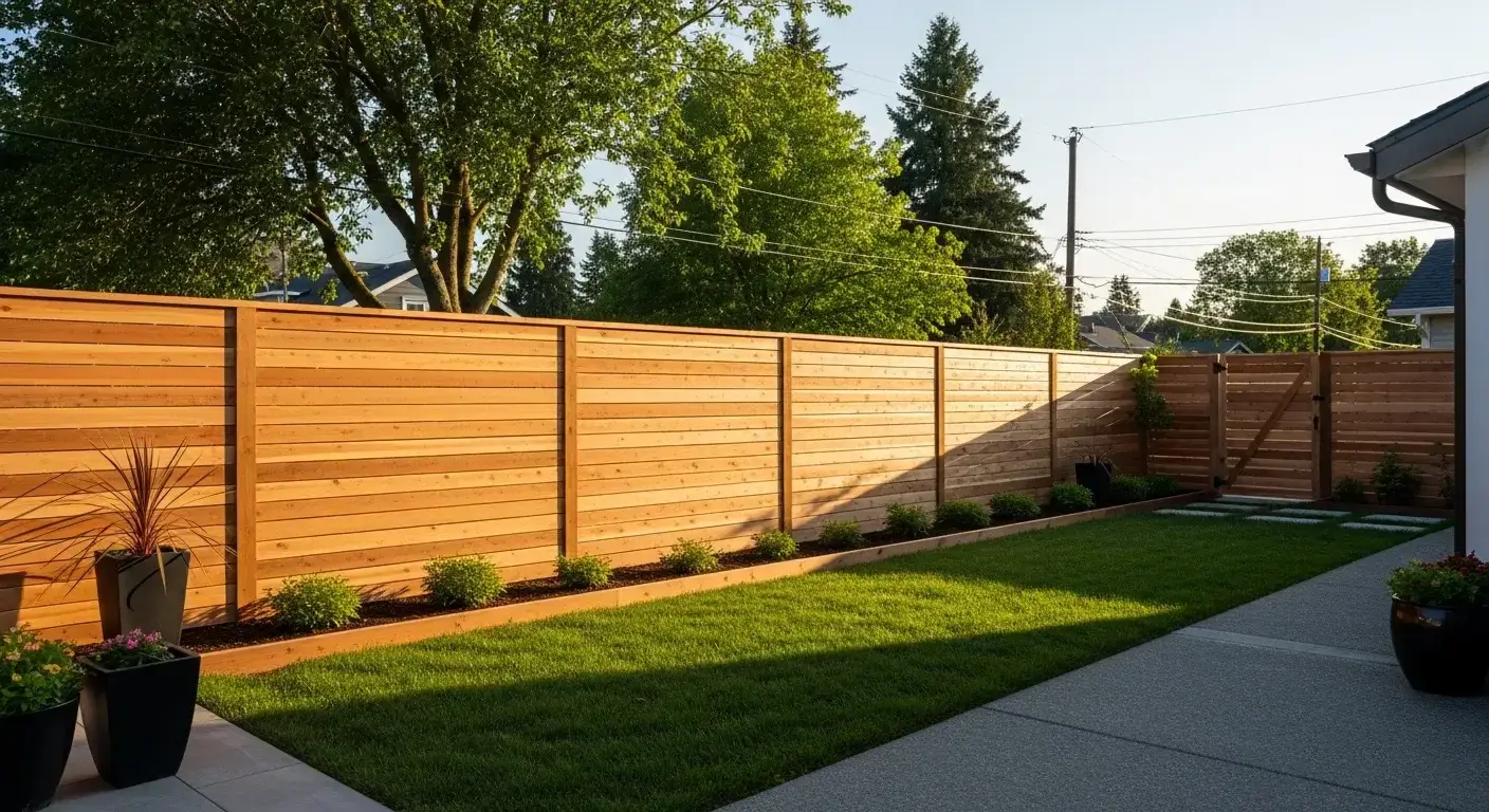 ACE Fence standing strong after a storm in Fort Smith Arkansas
